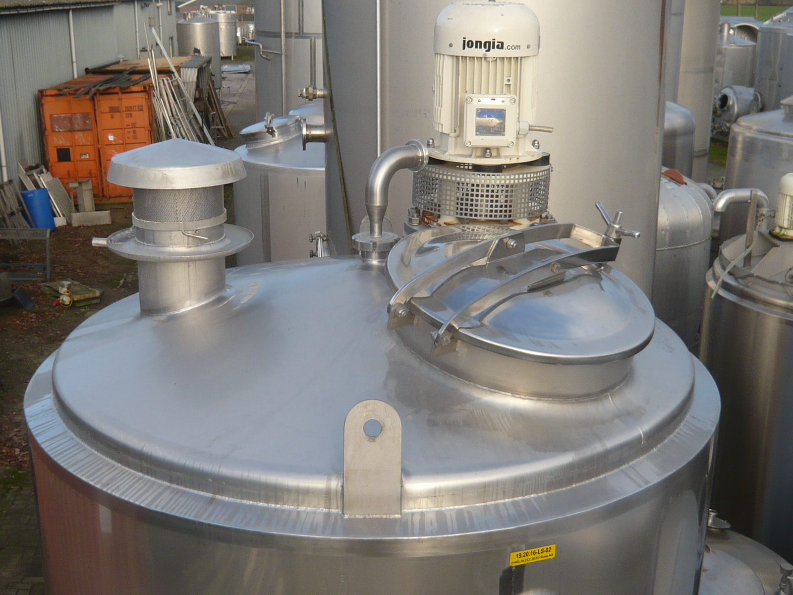 Stainless Steel Tank Agitator & Insulated 5.000 Litres AISI 304 KOBEA