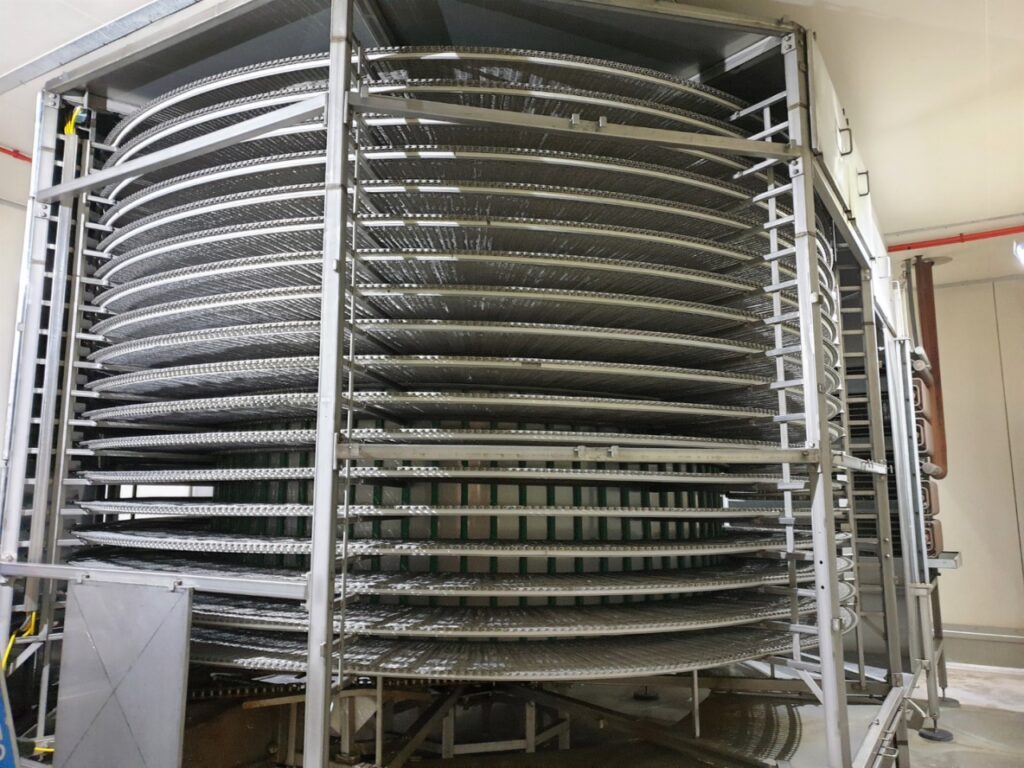 GEACFS Spiral Freezer 18 Tiers Freon KOBEA